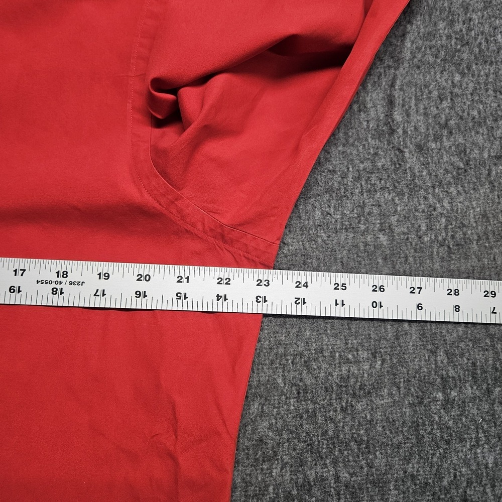 RALPH LAUREN M Classic Double Big Pony Logo Long Sleeves Button Down Red Shirt - Picture 8 of 16